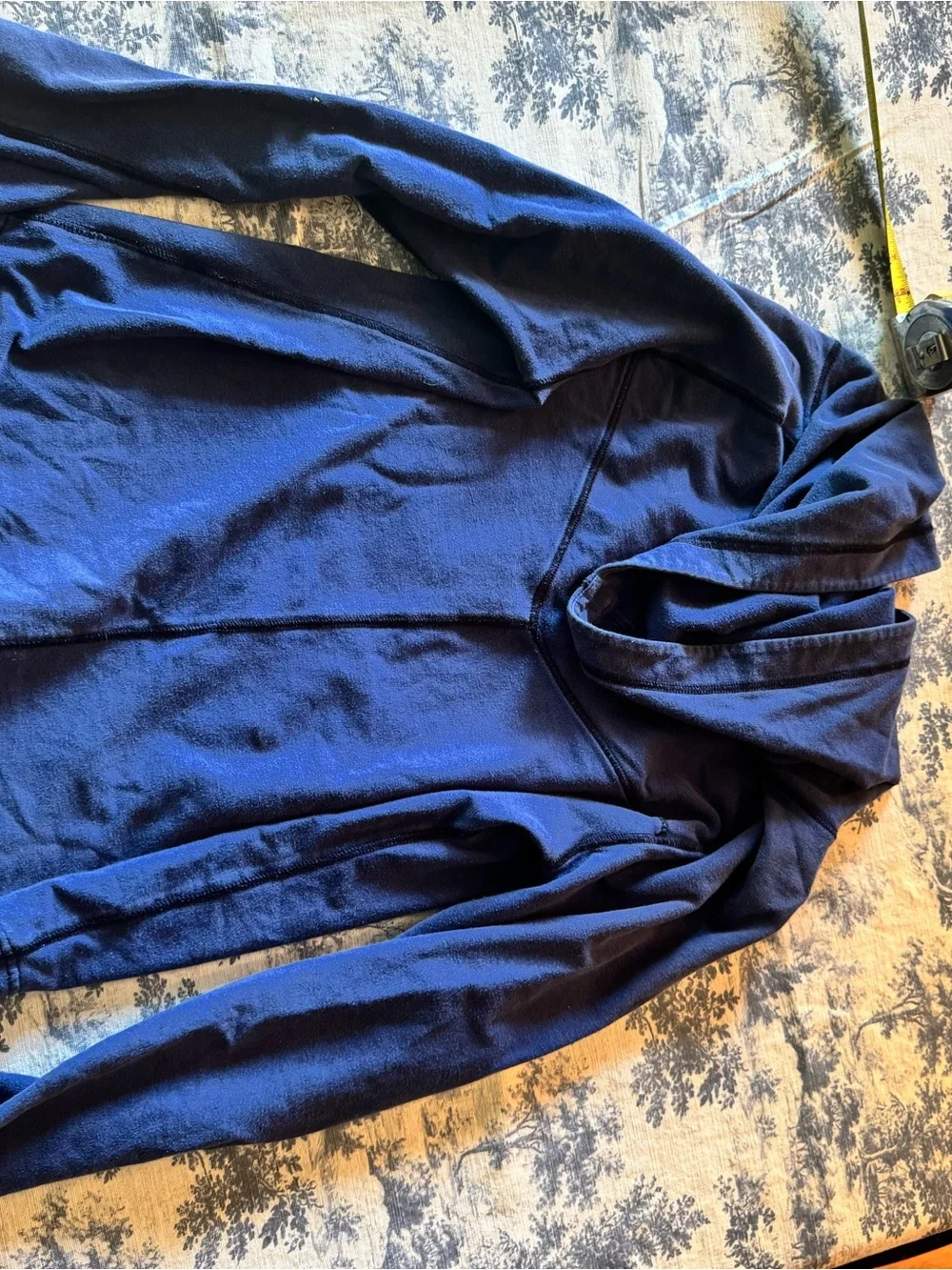 We The Free Navy Hoodie with Cream Trim